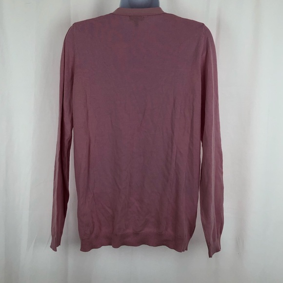 Talbots button front cotton cardigan pockets S - Picture 4 of 6